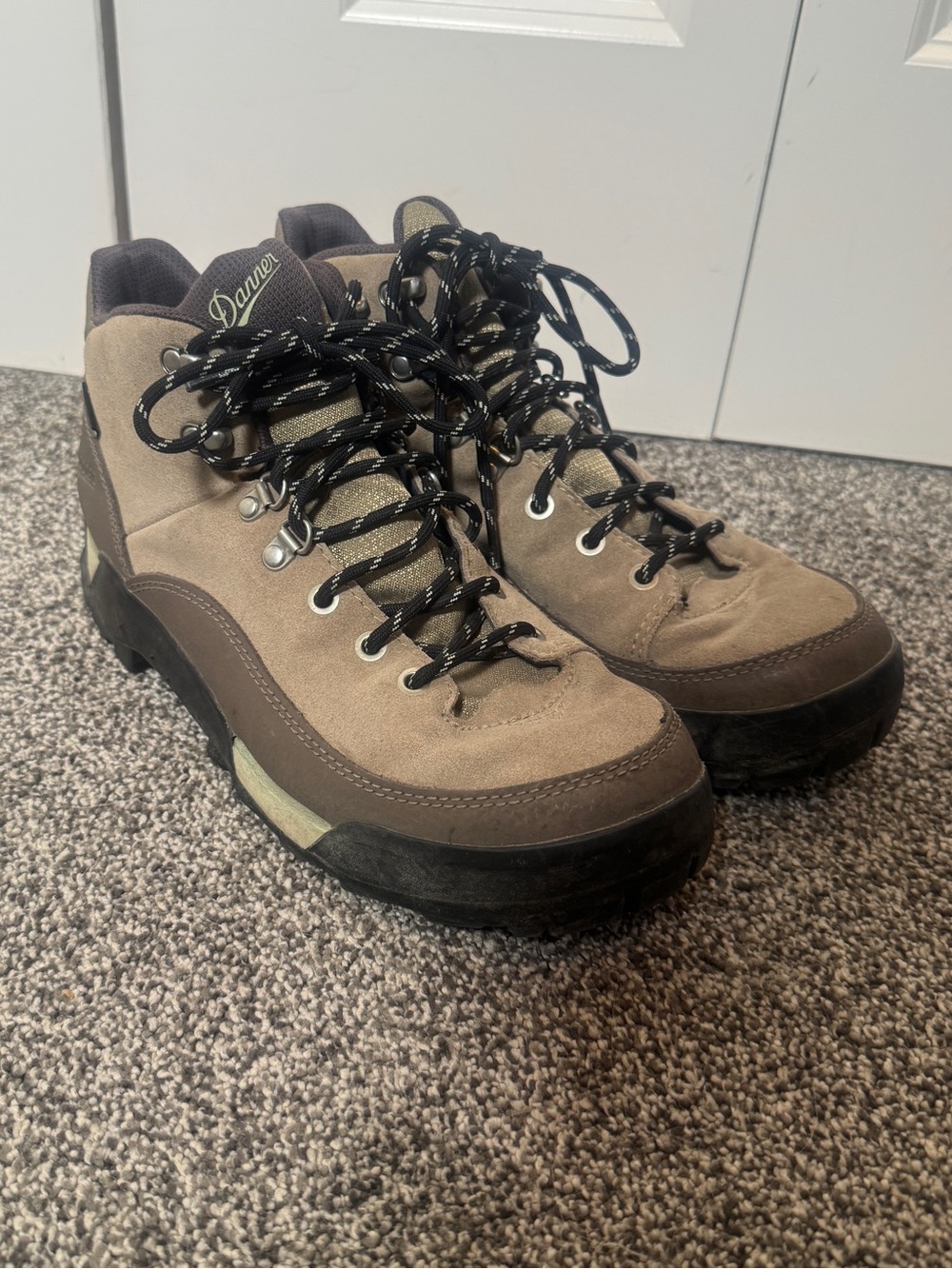 Danner Panorama Mid 6” Waterproof Hiking Boots Gray Brown Womens 9.5 Trail
